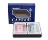 Cambor 100% Plastic Playing Cards 2 Deck Set Red/Blue